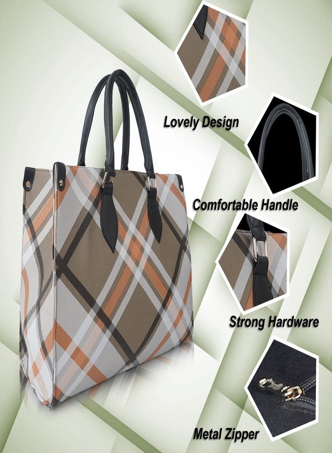 فارجو حقيبة يد نسائية من فارغو مصنوعة يدوياً، مناسبة للعمل والجامعة (بيج_FGO-526) - Image 3